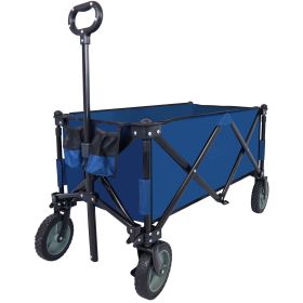 Utility Collapsible Folding Wagon Cart Heavy Duty Foldable, Beach Wagon