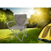 Classic Folding Camp Chairs, with Mesh Cup Holder,Set of 4, 32.10 x 19.10 x 32.10 Inches