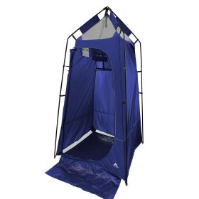 Camping Shower and Utility Tent, 1-Person Capacity, 1-Room, Blue