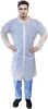 Disposable Lab Coat Medium. Adult Lab Coat Disposable Collar Gowns. 35 gsm Polypropylene Surgical Gowns with Long Sleeves and Elastic Wrists; No Pocke