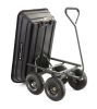 GOR4PS 600-lb. Poly Garden Dump Cart with 10" Tires