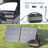 Gofort 330W Portable Power Station, 299Wh Solar Generator Backup Power Supply with 2X 110V AC Outlets, 4X 12V DC Outlets and 4X USB Outlets for Outdoo