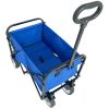 Outdoor Garden Multipurpose Micro Collapsible Beach Trolley Cart Camping Folding Wagon