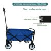 Outdoor Garden Multipurpose Micro Collapsible Beach Trolley Cart Camping Folding Wagon