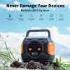 320W Portable Power Station;  Flashfish 292Wh 80000mAh Solar Generator Backup Power With AC/DC/100W PD Type-c/QC3.0/Wireless Charger /Flashlight;  CPA