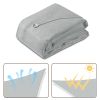 13'x10' Rectangle Sun Shade Sail/Cload Gray