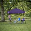 10' x 10' Purple Instant Outdoor Canopy with Heavy Duty Construction