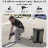 Trolley case, 2515Wh portable power station, for outdoor travel, home backup power, 3âˆšÃ³AC120V output, a total of 2000W stable output power, peak power