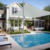 13'x10' Rectangle Sun Shade Sail/Cload Gray