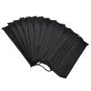 Respir-Shieldâ€šÃ‘Â¢ 50PCS - 3 PLY Black Non-Medical Disposable Face Masks;  Comfortable Elastic Ear loops Face Masks;  Breathable for Daily Protection Ai