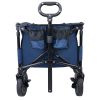 Utility Collapsible Folding Wagon Cart Heavy Duty Foldable, Beach Wagon