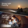 Emergency Solar Hand Crank Weather Radio With LED Flashlight 2000mAh Solar Power Bank Cell Phone Charger For Home And Outdoor