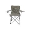 Classic Folding Camp Chairs, with Mesh Cup Holder,Set of 4, 32.10 x 19.10 x 32.10 Inches