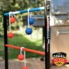 Maranda Enterprises Ladderball Pro Steel, Black, Blue, Red, White