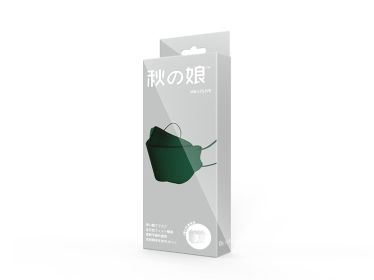 Melt-blown Fish-shaped Dustproof And Breathable Protective Mask (Option: Army Green-10PCS)