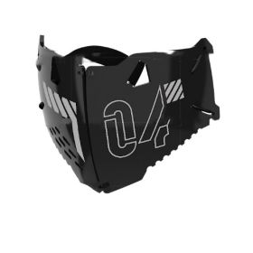 Punk Mask Cat Ears Headband Function Two-dimensional Sci-fi Machinery (Option: Mask black silver)