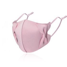 Ice Silk Mask ThinSpecial For Washable To Adjust The Cooling Feeling (Option: Butterfly Festival pink purple-One size)