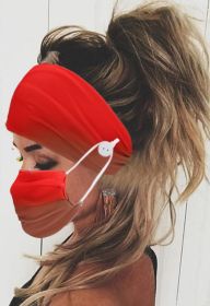 Gradient Color Fashion Street Decoration Headband (Color: Red)