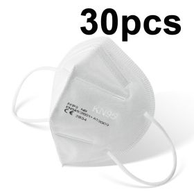 Industrial Dust-proof Five-layer Individually Packaged Face Shield (Option: White coding-30PCS)