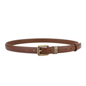 Women's Jeans Fashion Versatile Belt (Option: Caramel-100cm)