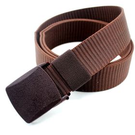 Travel Safety Outdoor Hidden Belt Anti-theft (Option: Brown-120cm)