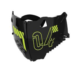 Punk Mask Cat Ears Headband Function Two-dimensional Sci-fi Machinery (Option: Mask black green)