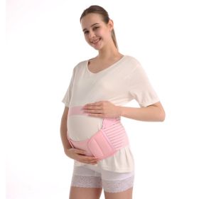 Breathable And Adjustable Abdominal Strap For Pregnant Women (Option: Pink-S)