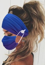 Gradient Color Fashion Street Decoration Headband (Color: Blue)