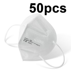 Industrial Dust-proof Five-layer Individually Packaged Face Shield (Option: White coding-50PCS)