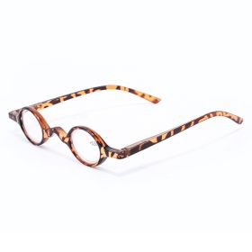 Stylish Round Retro Reading Glasses (Option: 350 Degrees-Tofu Pudding)