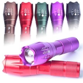 Grab-N-Go Zoomable Focusing Flashlight In 5 Colors (Color: Purple)