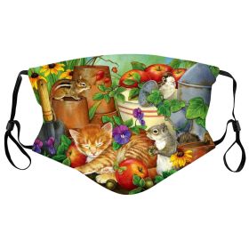 New Style Cotton Mask Cute Cartoon Dustproof And Warm Adult (Option: 6color)