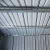 9.1' x 10.5' Galvanized Steel Storage Shed Sliding Door Tool Shack with 4 Vents & Metal Floor