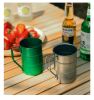 Outdoor stainless steel mug large capacity beer mug retro tea cup old wide mouth mug camping mug self-drive