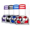 Portable Aluminium Cart Folding Dolly Push Truck Hand Collapsible Trolley Luggage Purple