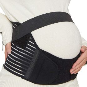 Breathable And Adjustable Abdominal Strap For Pregnant Women (Option: Black-2XL)