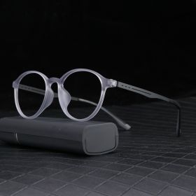 Retro Circular Photochromic Presbyopic Glasses (Option: C2-400)